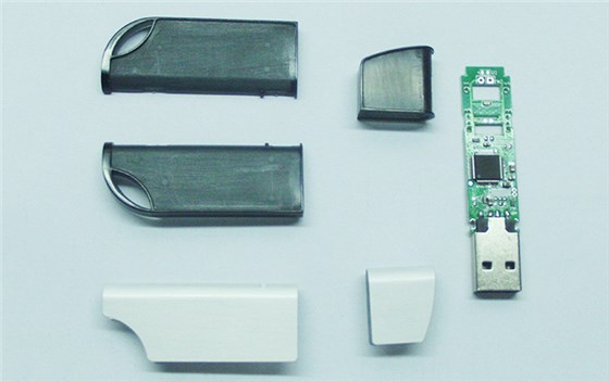 刀型U盤外殼注塑加工案例U202 u盤外殼塑料